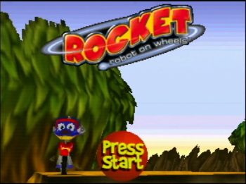 Rocket: Robot on Wheels title screen