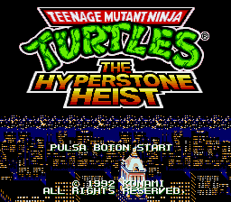 Teenage Mutant Ninja Turtles – The Hyperstone Heist (Spanish Translation) Genesis