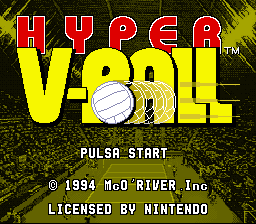 Hyper V-Ball (Spanish Translation) SNES