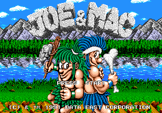 Joe & Mac Hi-Score SRAM (Genesis) Romhack